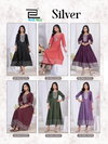Silver By Blue Hills Rayon Ladies Anarkali Kurtis Wholesale Market In Surat
